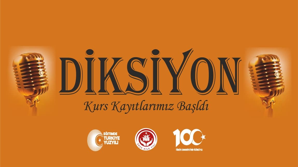 Diksiyon Kurs Kayıtlarımız Başladı